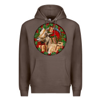 Coffee Spanish Goat Christmas Premium Hoodie - LillyAllenDesigns