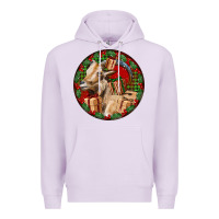 Lilac Spanish Goat Christmas Premium Hoodie - LillyAllenDesigns