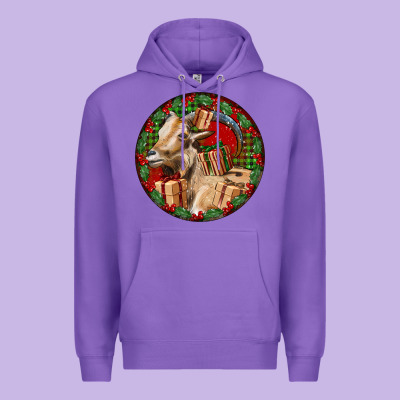 Spanish Goat Christmas Premium Hoodie Designed By Lillyallendesigns