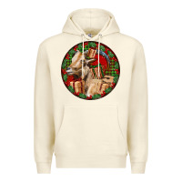 Sandshell Spanish Goat Christmas Premium Hoodie - LillyAllenDesigns