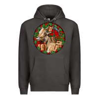 Smoke Spanish Goat Christmas Premium Hoodie - LillyAllenDesigns
