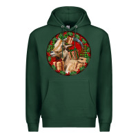 Sports Green Spanish Goat Christmas Premium Hoodie - LillyAllenDesigns