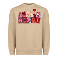 Mushroom valentines day nurse Heavyweight Sweatshirt - AdoDesignShop