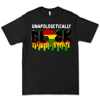 Black unapologetically black Premium Tee - CowGirlArtShop