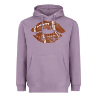 Lavender football lips Heavyweight Hoodie - AdoDesignShop