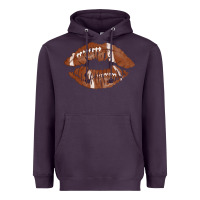 Plum football lips Heavyweight Hoodie - AdoDesignShop