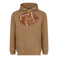 Toasted Coconut football lips Heavyweight Hoodie - AdoDesignShop