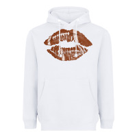 White football lips Heavyweight Hoodie - AdoDesignShop