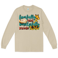 Mushroom Fearfully And Wonderfully Made Long Sleeve Tee - BundleAndBundleShop