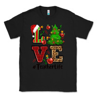 Black love teacher life christmas Classic Tee - CowGirlArtShop