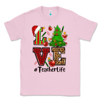 Bubblegum Pink love teacher life christmas Classic Tee - CowGirlArtShop