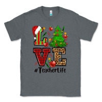 Charcoal Heather love teacher life christmas Classic Tee - CowGirlArtShop