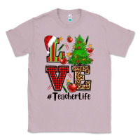 Lilac love teacher life christmas Classic Tee - CowGirlArtShop