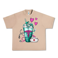Burro Nurse Frappe Urban Heavy Tee - FaDigitalArtStudio