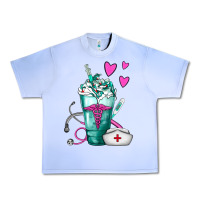 Grape Ice Nurse Frappe Urban Heavy Tee - FaDigitalArtStudio