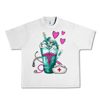 Lunar Rock Nurse Frappe Urban Heavy Tee - FaDigitalArtStudio