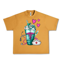 Peanut Butter Nurse Frappe Urban Heavy Tee - FaDigitalArtStudio