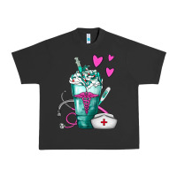 Pigment Black Nurse Frappe Urban Heavy Tee - FaDigitalArtStudio