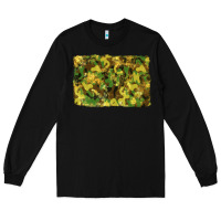 Black camouflage glitter background Long Sleeve Tee - RanaPortraitStore