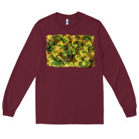 Burgundy camouflage glitter background Long Sleeve Tee - RanaPortraitStore