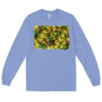 Colony Blue camouflage glitter background Long Sleeve Tee - RanaPortraitStore