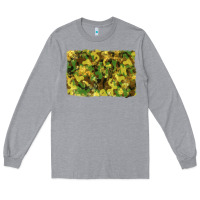 Heather Grey camouflage glitter background Long Sleeve Tee - RanaPortraitStore