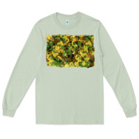 Matcha camouflage glitter background Long Sleeve Tee - RanaPortraitStore