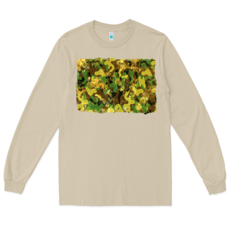 Camouflage Glitter Background Long Sleeve Tee by RanaPortraitStore | Teevron
