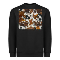 Black cowhide Heavyweight Sweatshirt - AdoDesignShop