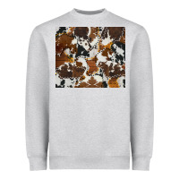 Heather Grey cowhide Heavyweight Sweatshirt - AdoDesignShop