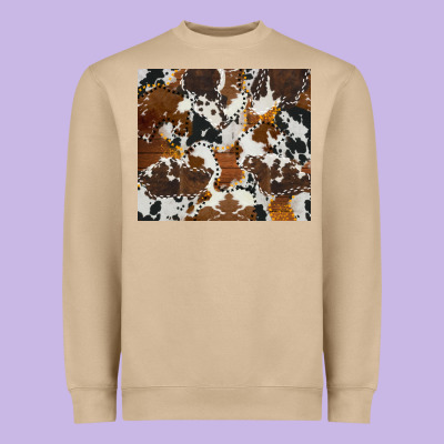 Cowhide Heavyweight Sweatshirt Designed By Adodesignshop