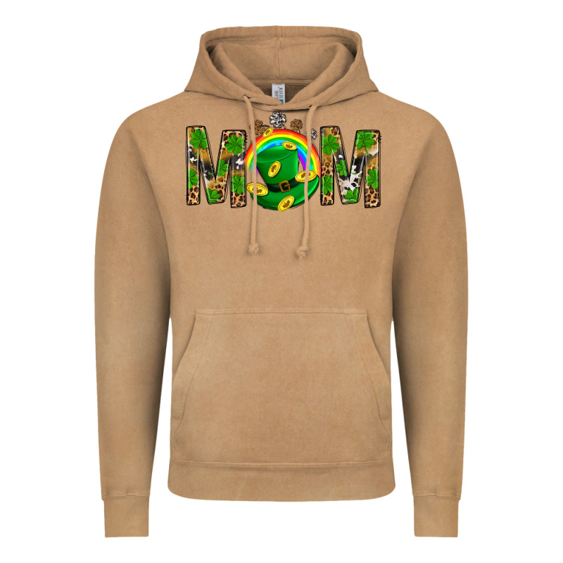Western Mom With Shamrocks Vintage Hoodie by BundleAndBundleShop | Teevron