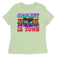 Matcha Coolest queer in town Ladies Tee - CowGirlArtShop