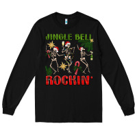 Black Jingle Bell Rockin' Long Sleeve Tee - BundleAndBundleShop