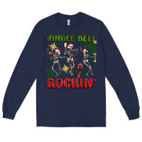 Navy Jingle Bell Rockin' Long Sleeve Tee - BundleAndBundleShop