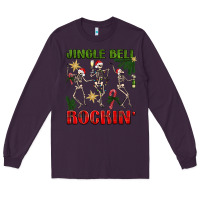 Plum Jingle Bell Rockin' Long Sleeve Tee - BundleAndBundleShop