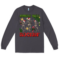 Smoke Jingle Bell Rockin' Long Sleeve Tee - BundleAndBundleShop
