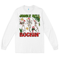 White Jingle Bell Rockin' Long Sleeve Tee - BundleAndBundleShop