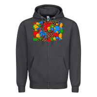 Smoke autism heart background Zipper Hoodie - AdoDesignShop