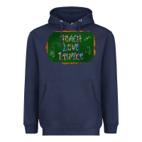 Navy teach love inspire chalkboard Heavyweight Hoodie - AdoDesignShop