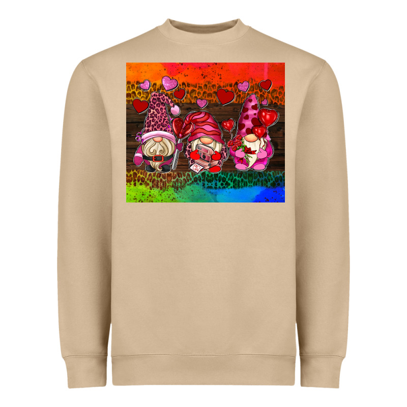 Valentines Day Gnome Heavyweight Sweatshirt by AdoDesignShop | Teevron