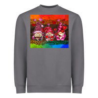 Storm valentines day gnome Heavyweight Sweatshirt - AdoDesignShop