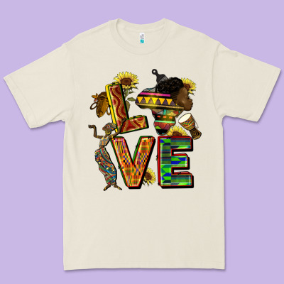Love Juneteenth Africa Premium Tee Designed By Cowgirlartshop