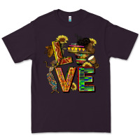 Plum love juneteenth africa Premium Tee - CowGirlArtShop
