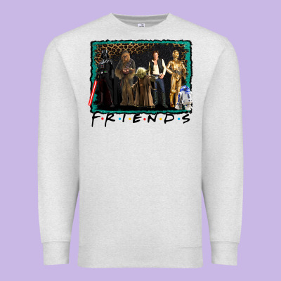 Friends Movie Characters Premium Sweatshirt Designed By Adodesignshop