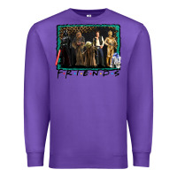 Purple friends movie characters Premium Sweatshirt - AdoDesignShop