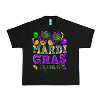 Black Mardi Gras squad Urban Heavy Tee - FaDigitalArtStudio