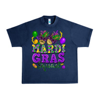 Navy Mardi Gras squad Urban Heavy Tee - FaDigitalArtStudio