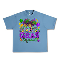 Pebble Blue Mardi Gras squad Urban Heavy Tee - FaDigitalArtStudio