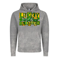Cloud Rock St Patricks Day Lucky And Blessed Vintage Hoodie - FaDigitalArtStudio
